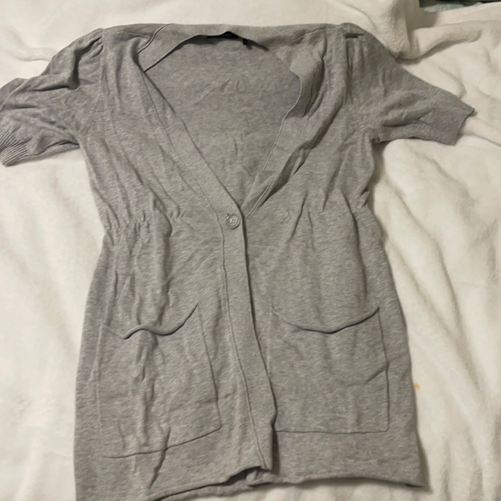 Grey cardigan